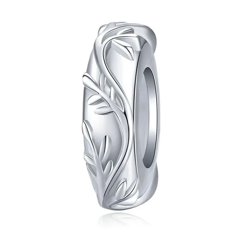 Talisman din argint frunza stopper