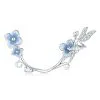 Talisman din argint safety chain zana si flori