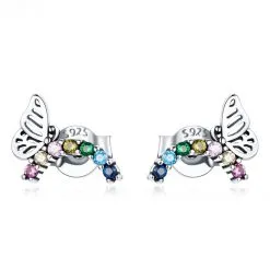 Cercei din Argint Butterfly