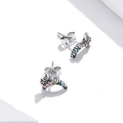 Cercei din Argint Butterfly - imagine 5