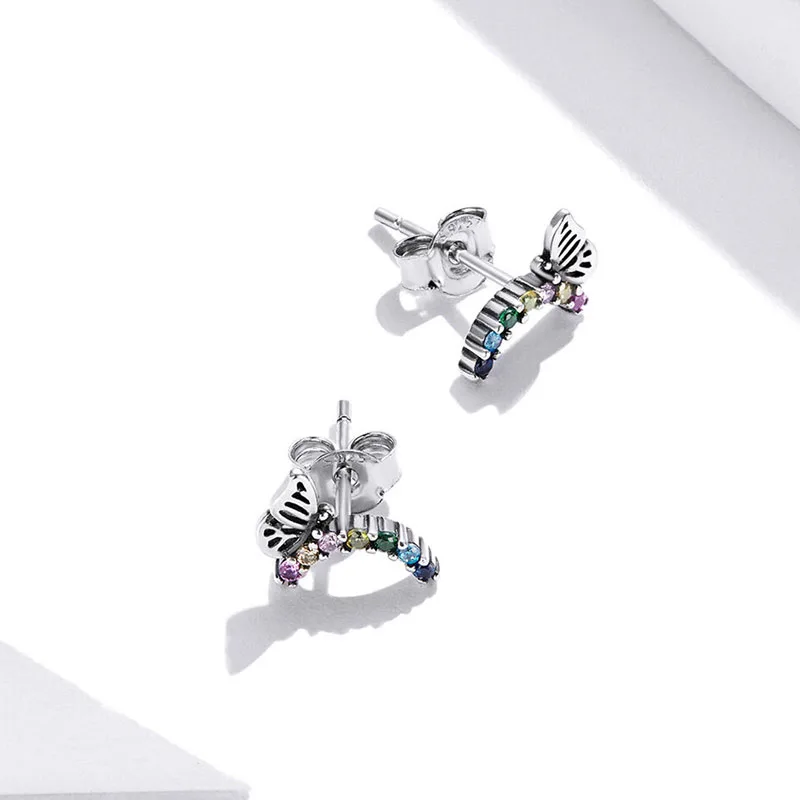 Cercei din Argint Butterfly - imagine 5