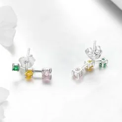 Cercei Trio Colour Argint