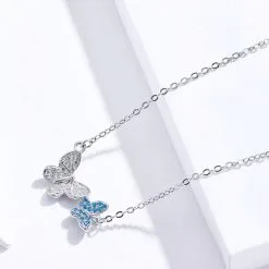 Colier din Argint Baby Butterfly - imagine 3