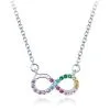 Colier din Argint Infinity Rainbow