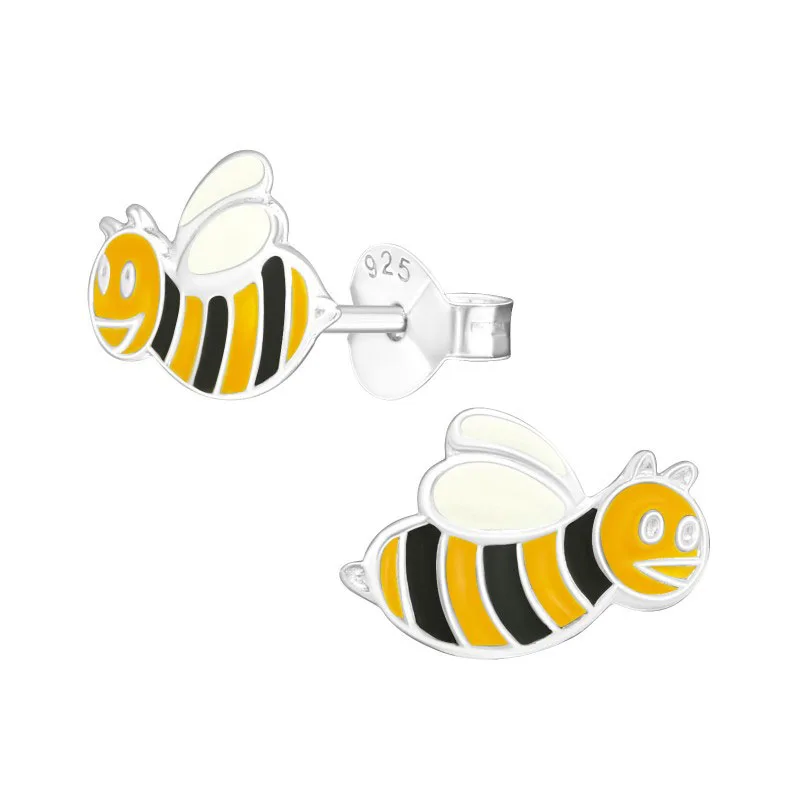 Cercei din Argint pentru Copii Happy Bee