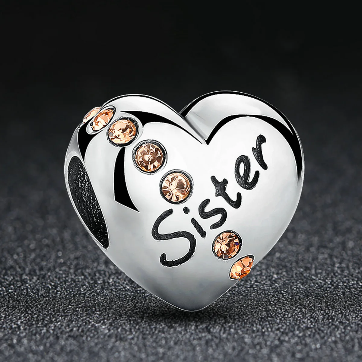 Charm din Argint Love my Sister - imagine 4