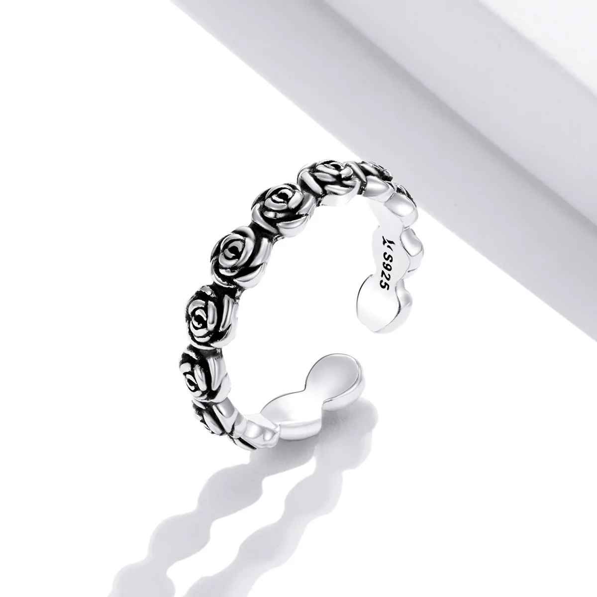 Inel Ajustabil din Argint Roses - imagine 5