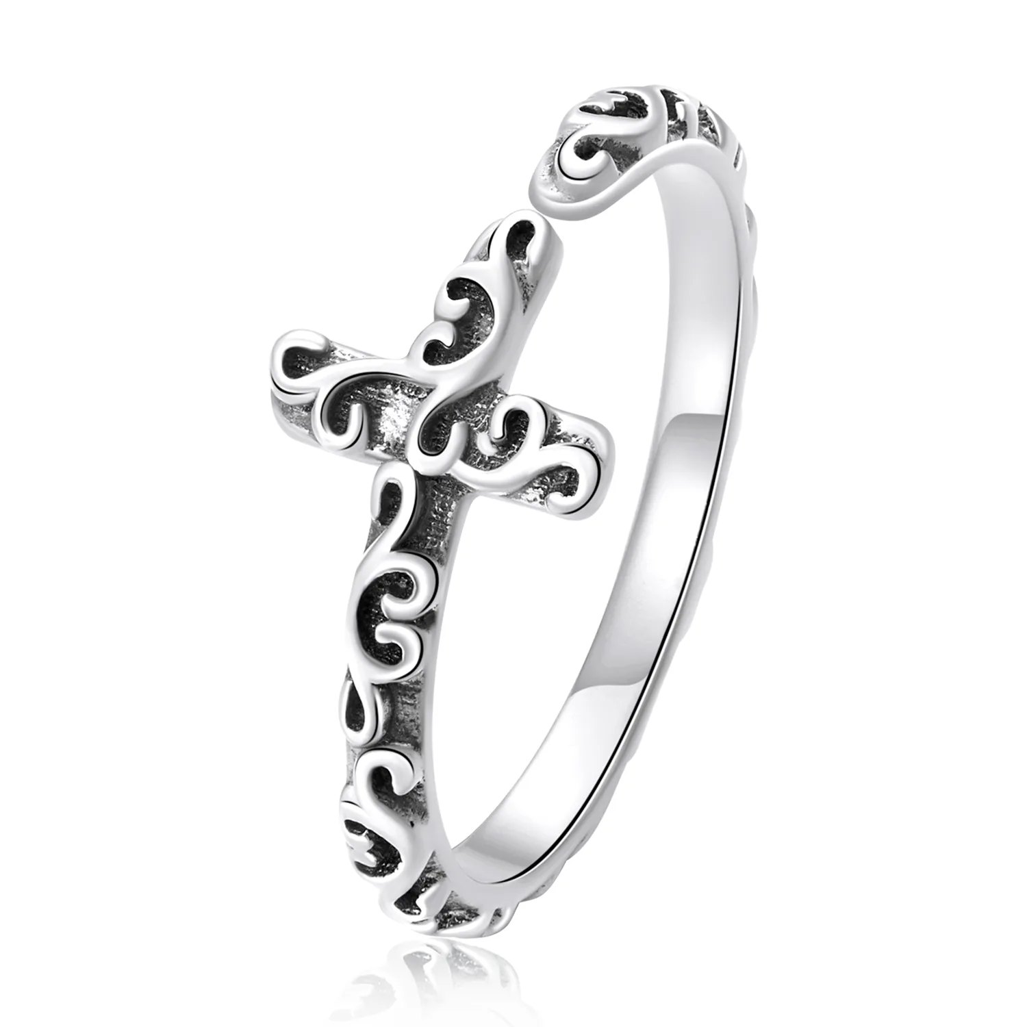 Inel din Argint Vintage Cross