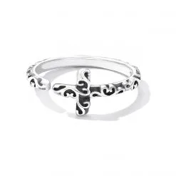Inel din Argint Vintage Cross - imagine 3