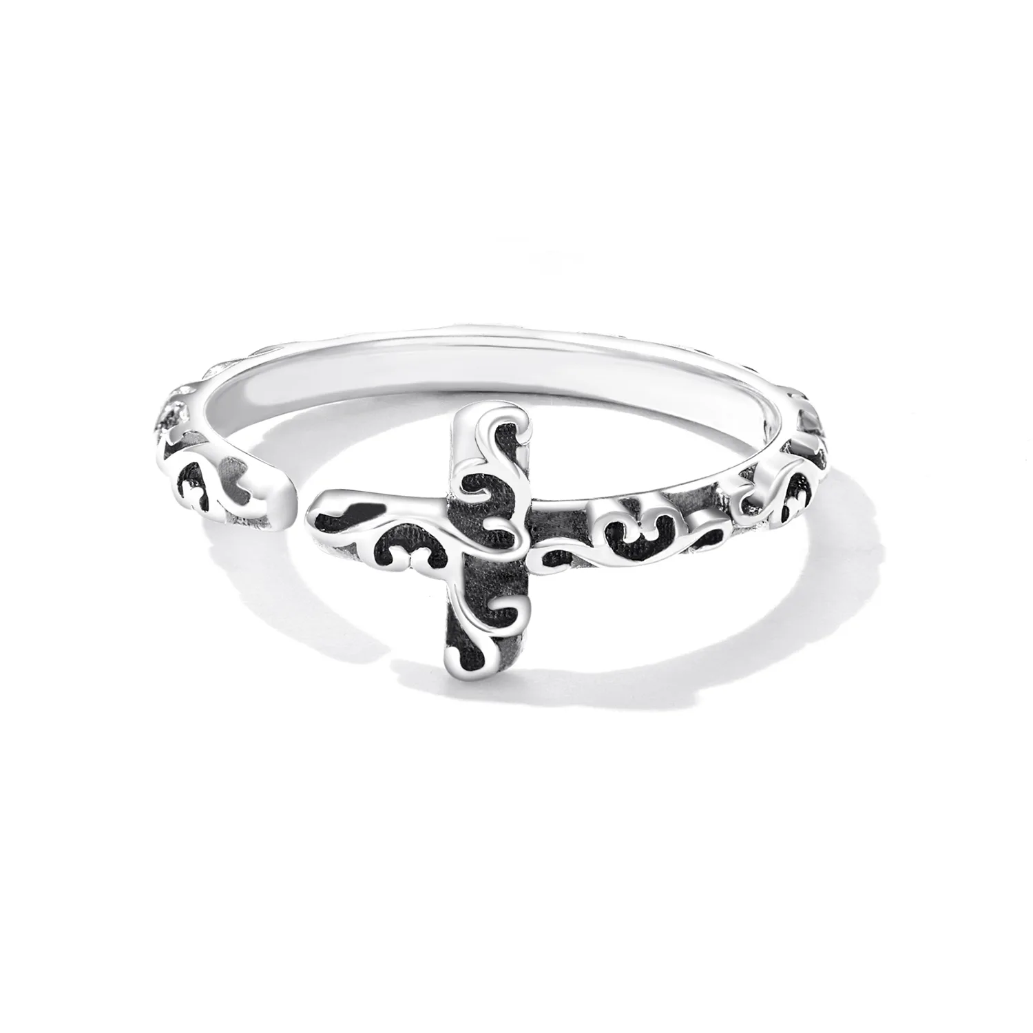 Inel din Argint Vintage Cross - imagine 3