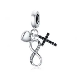 Talisman din Argint Infinity & Cross