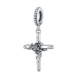 Talisman din Argint Rose Cross