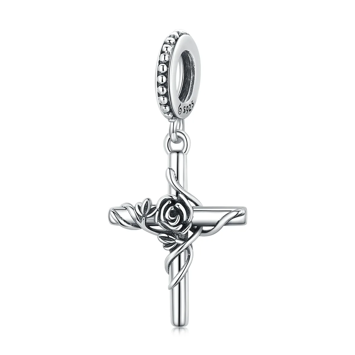 Talisman din Argint Rose Cross