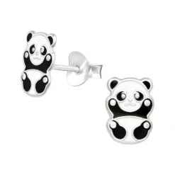 Cercei din Argint Pentru Copii - Baby Panda