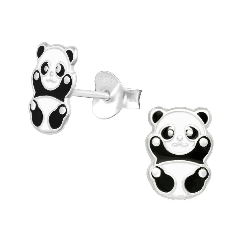 Cercei din Argint Pentru Copii - Baby Panda