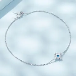Brățară din Argint Turquoise Snowflake - imagine 3