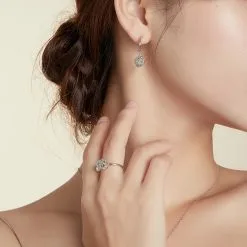 Inel Reglabil din Argint Pearl & Ball - imagine 5